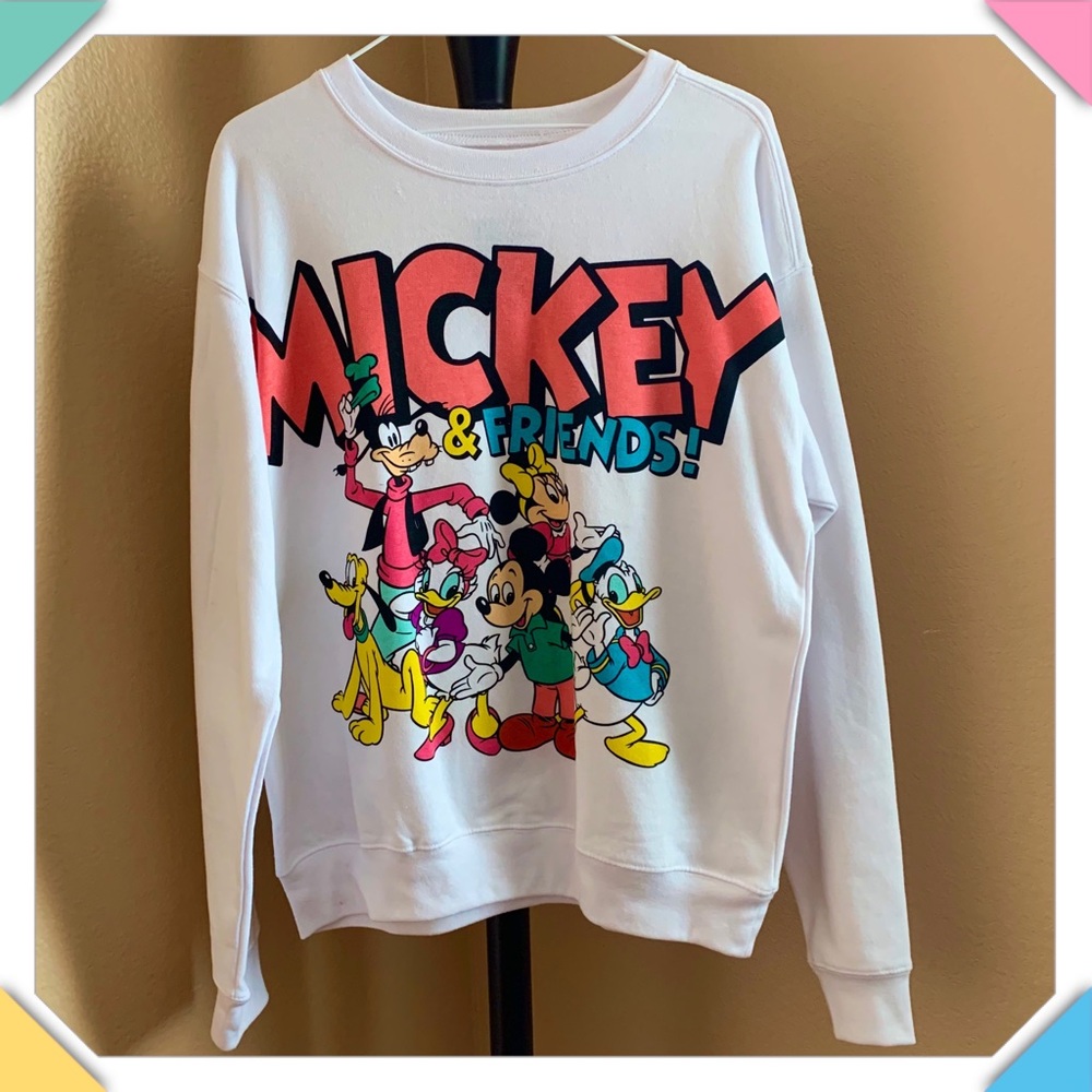 NWOT Disney Mickey & Friends Sweatshirt